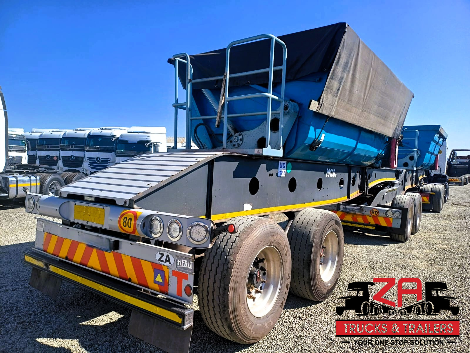 2021 AFRIT 18 CUBE SIDE TIPPER TRAILER #53385